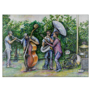 Mama Never Warned Me about Tuba Players Cutting Board