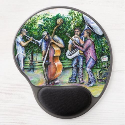 Mama Never Warned Me about Tuba Players Gel Mouse Pad