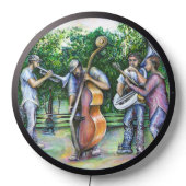 Mama Never Warned Me About Tuba Players LED Sign (Lights Off)