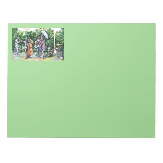 Mama Never Warned Me About Tuba Players Notepad (Front)