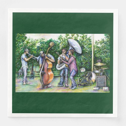 Mama Never Warned Me About Tuba Players Paper Dinner Napkins