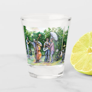 Mama Never Warned Me about Tuba Players Shot Glass