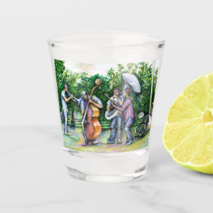 Mama Never Warned Me about Tuba Players Shot Glass