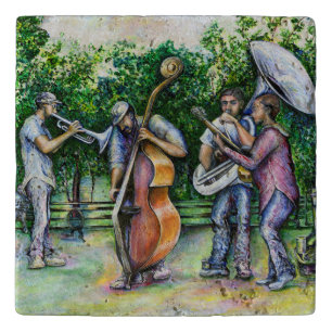 Mama Never Warned Me about Tuba Players Trivet