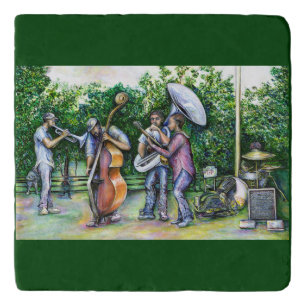 Mama Never Warned Me about Tuba Players Trivet