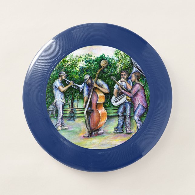 Mama Never Warned Me About Tuba Players Wham-O Frisbee (Front)