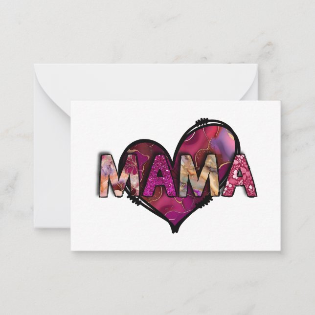 Mama  note card (Front)