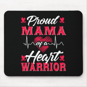 Mama Of A Heart Warrior Chd Awareness Mouse Pad