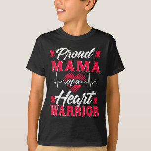 Mama Of A Heart Warrior Chd Awareness  T-Shirt