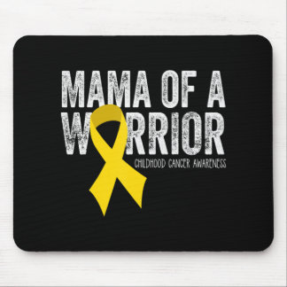 Mama of a Warrior Childhood Cancer  Ribbon Oncolog Mouse Pad
