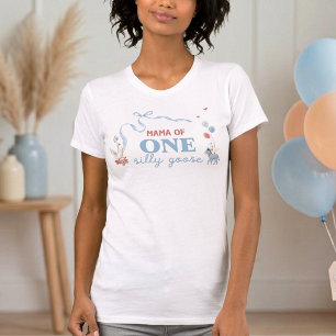 Mama of One Silly Goose 1st Birthday Mom T-Shirt