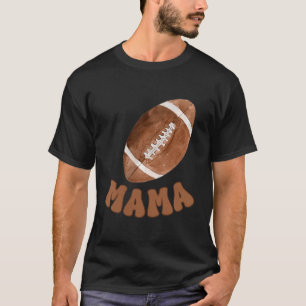 Mama Of The 1 Year Old Football First Birthday Boy T-Shirt