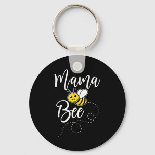 Mama Of The Bee Day Girl Hive Family Matching Birt Keychain