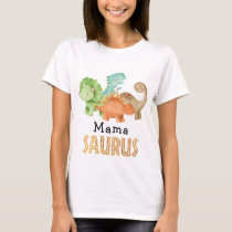 Mama of the Birthday Boy Mama Saurus T-Shirt
