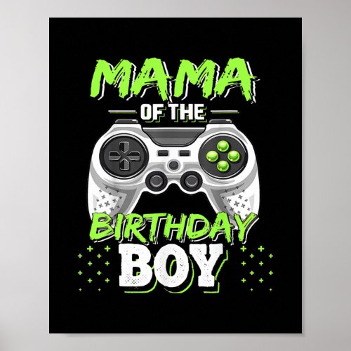 Mama of the Birthday Boy Matching Family Video Poster