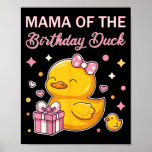Mama Of The Birthday Duck Christmas Anime Party Ou Poster