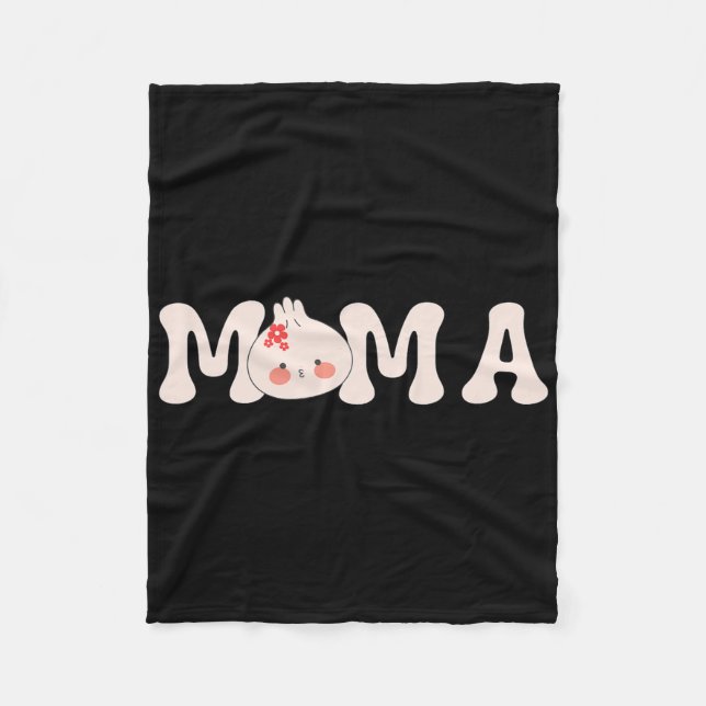Mama Of The Dumpling First Birthday Ba  Fleece Blanket (Front)