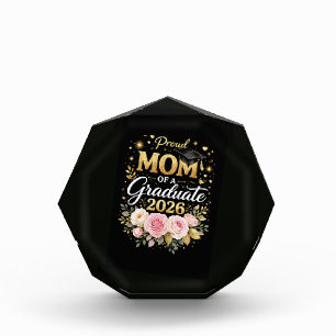 Mama of the Graduate 2026 Floral Graduation Shir Acrylic Award