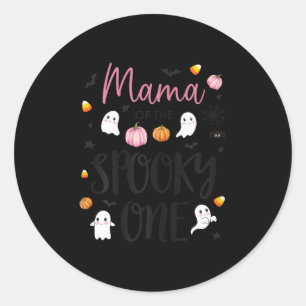 Mama Of The Soky One Girl 1st Birthday Nk Hallowee Classic Round Sticker