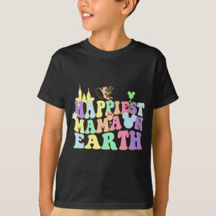 Mama On Earth Groovy Fun Mom Mommy Mother's Day T-Shirt