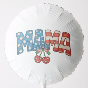 Mama Patriotic Mom 250th Anniversary 4th Of July Balloon