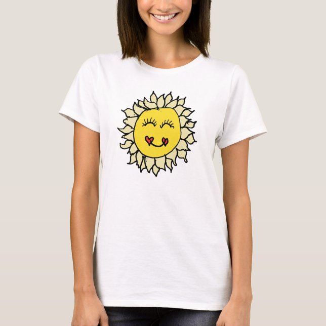 Mama Peggy's Sun Drawing Color T-Shirt (Front)