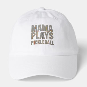 Mama Plays Pickleball Hat Cute Pickleball Mom
