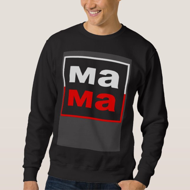 Mama Polski Polish Mom Apparel Cute Mother s Day Sweatshirt (Front)