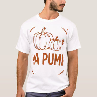 Mama Pumpkin Pumpkin Patch Fall Stamp T-Shirt