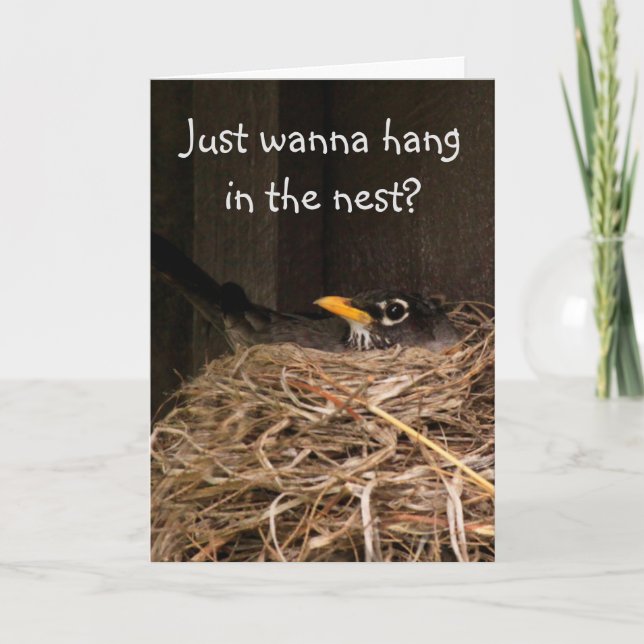 Mama Robin Get Well  Card (Front)