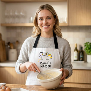 Mama’s Kitchen Lady Chef Personalized Apron