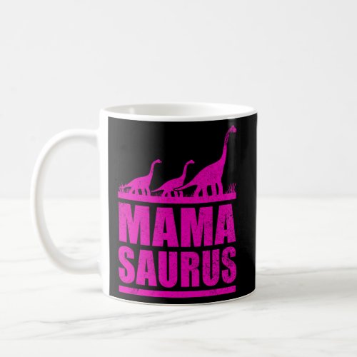 Mama Saurus Mommysaurus Mother Of Twins Coffee Mug