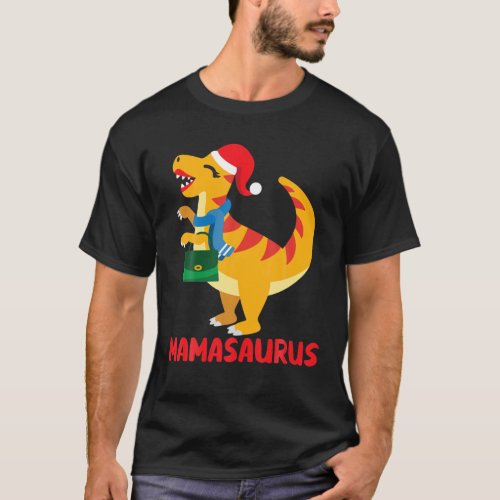 Mama_Saurus Rex Matching Family Pajama PJ Christma T_Shirt