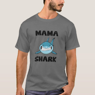Mama Shark T Family Matching Mommy Mom Women Jawso T-Shirt