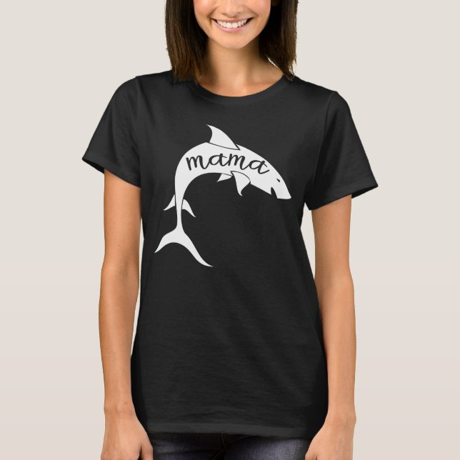 mama shark T-Shirt (Front)
