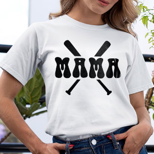 Mama Shirt, Baseball Gift For Mama T-Shirt