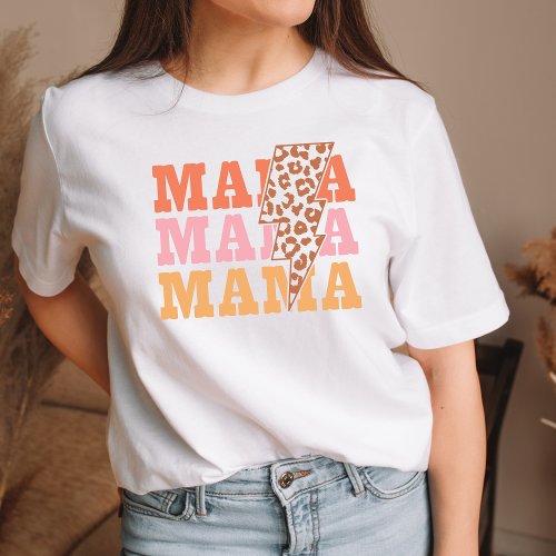 Mama Shirt Western Vibe Mom Tee Leopard