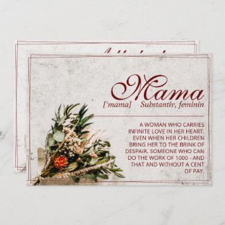 Mama - simply irreplaceable - Bouquet