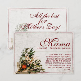 Mama - simply irreplaceable - Bouquet