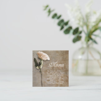 Mama - simply irreplaceable - vintage note card