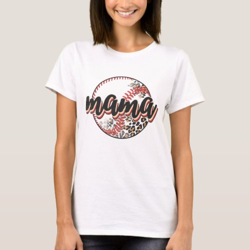 Mama Softball  T_Shirt