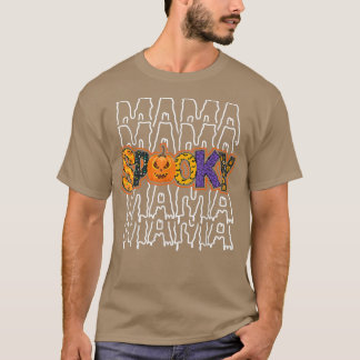 Mama Spooky Tee,Mommy Spooky Tee,Spooky Season Hal T-Shirt