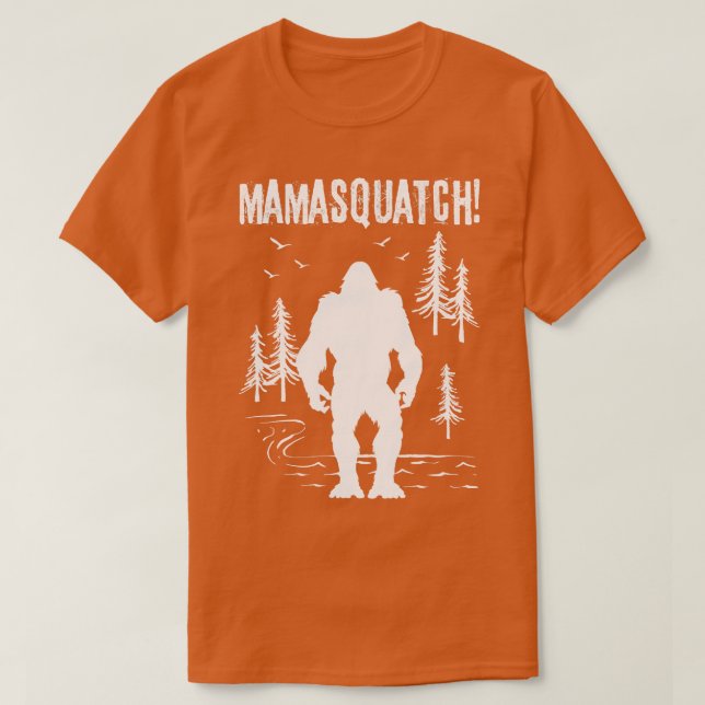 Mama Squatch Bigfoot T-Shirt (Design Front)