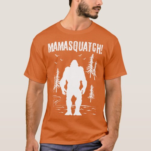 Mama Squatch Bigfoot T_Shirt