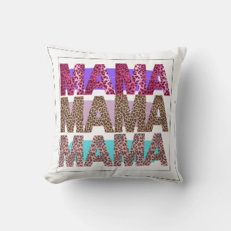MAMA Throw pillow