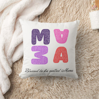 MAMA Throw Pillow Gift for Mom