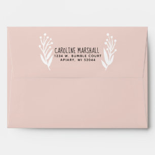 Mama to Bee Baby Girl Shower Invitation Envelope