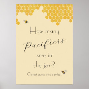 Mama to Bee Baby Shower GamePoster Poster