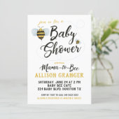Mama to Bee Baby Shower Invitation (Standing Front)