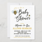 Mama to Bee Baby Shower Invitation (Front)